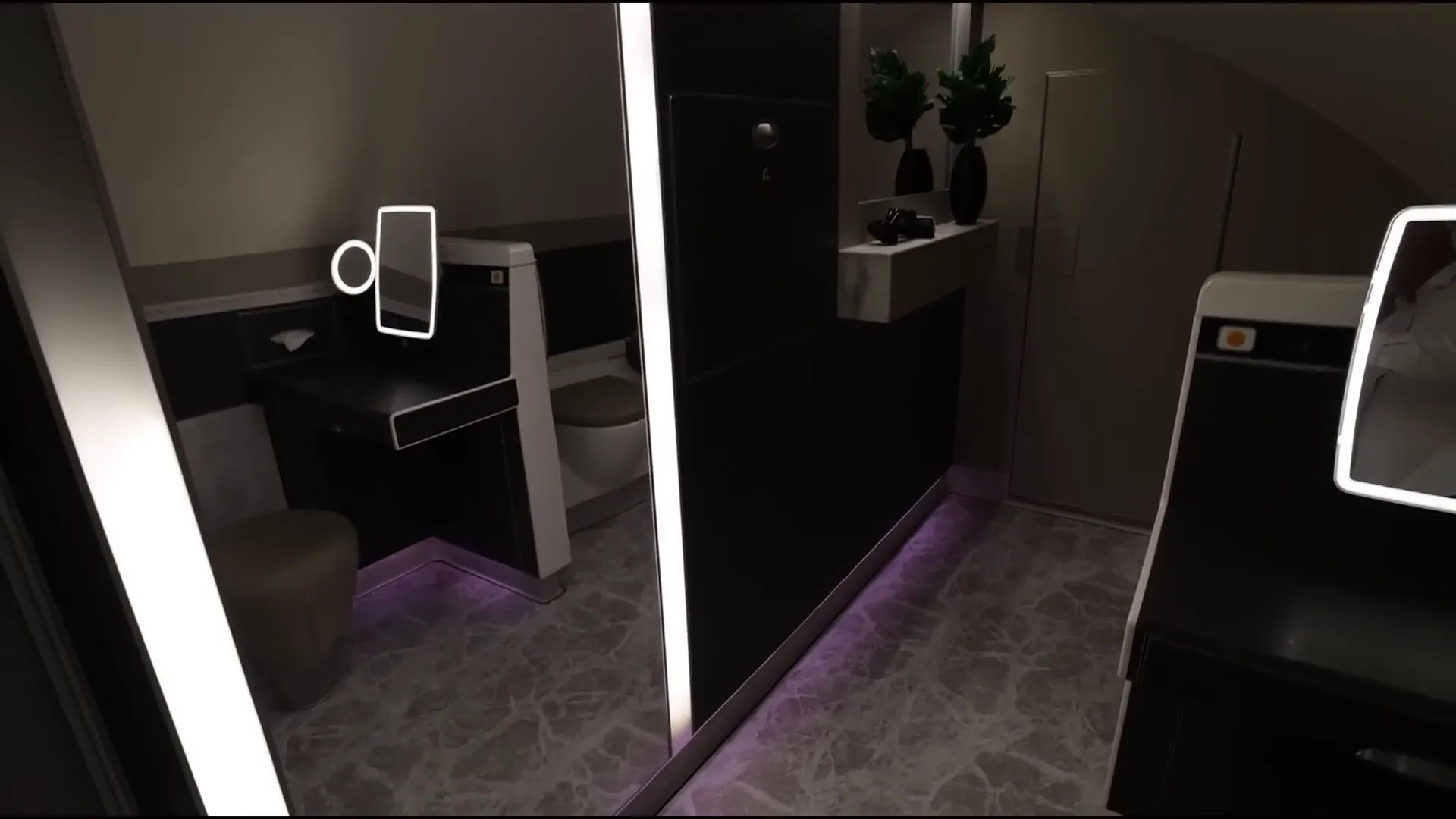 Bathroom comparison: Singapore focuses on sit-down area rather than shower