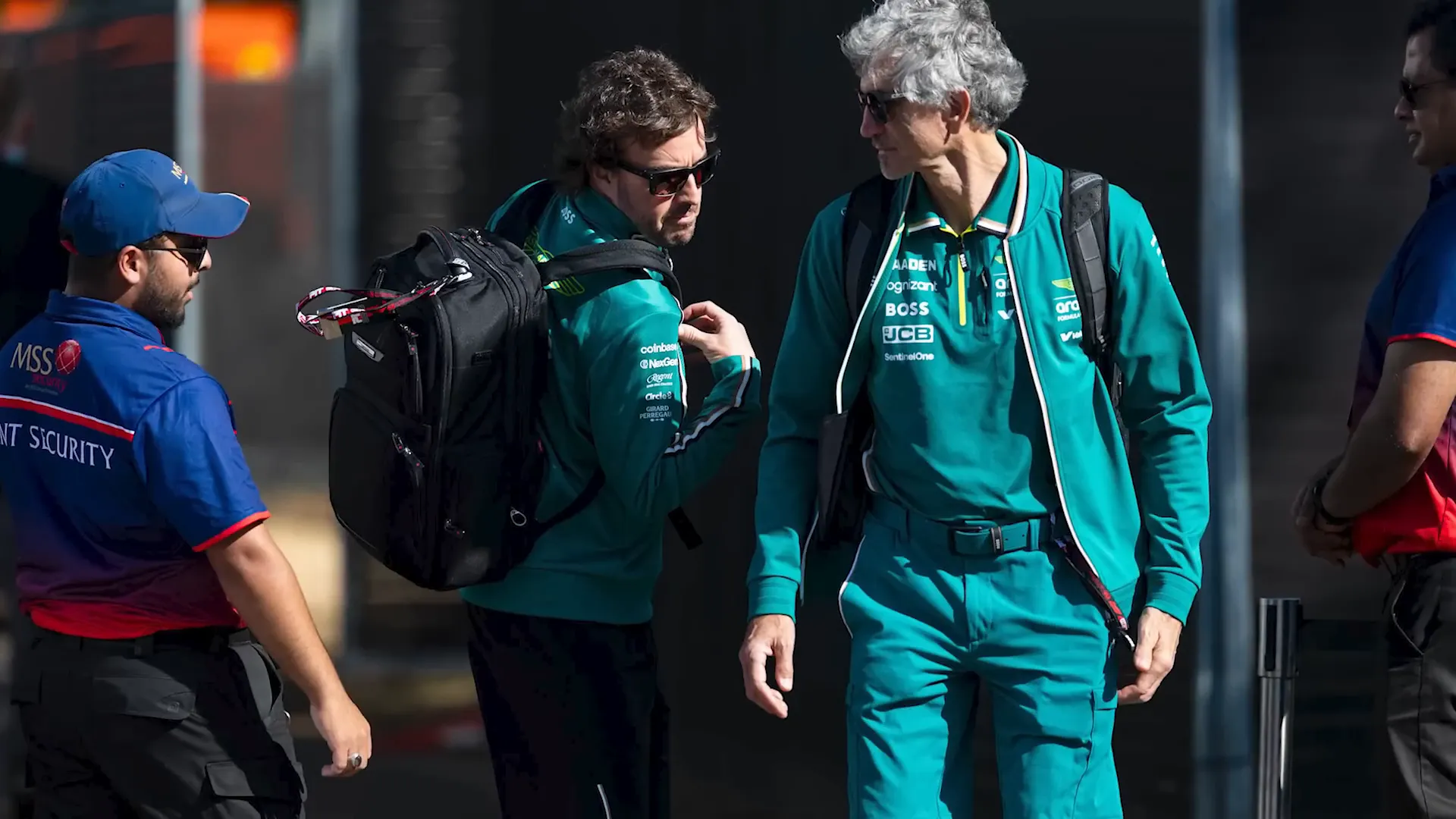 Fernando Alonso at the Melbourne Walk