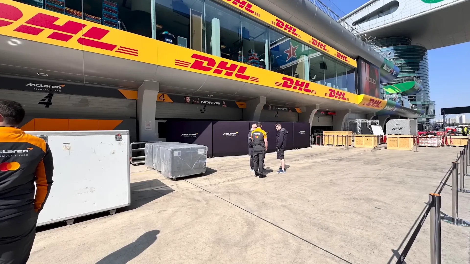 Freight disruptions affecting F1 teams.