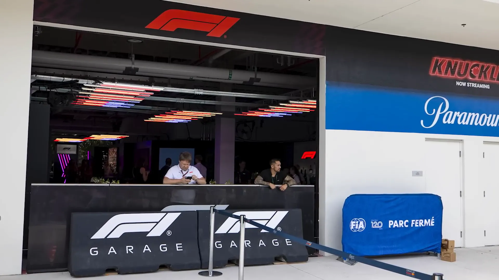 Gordon Ramsay’s F1 garage