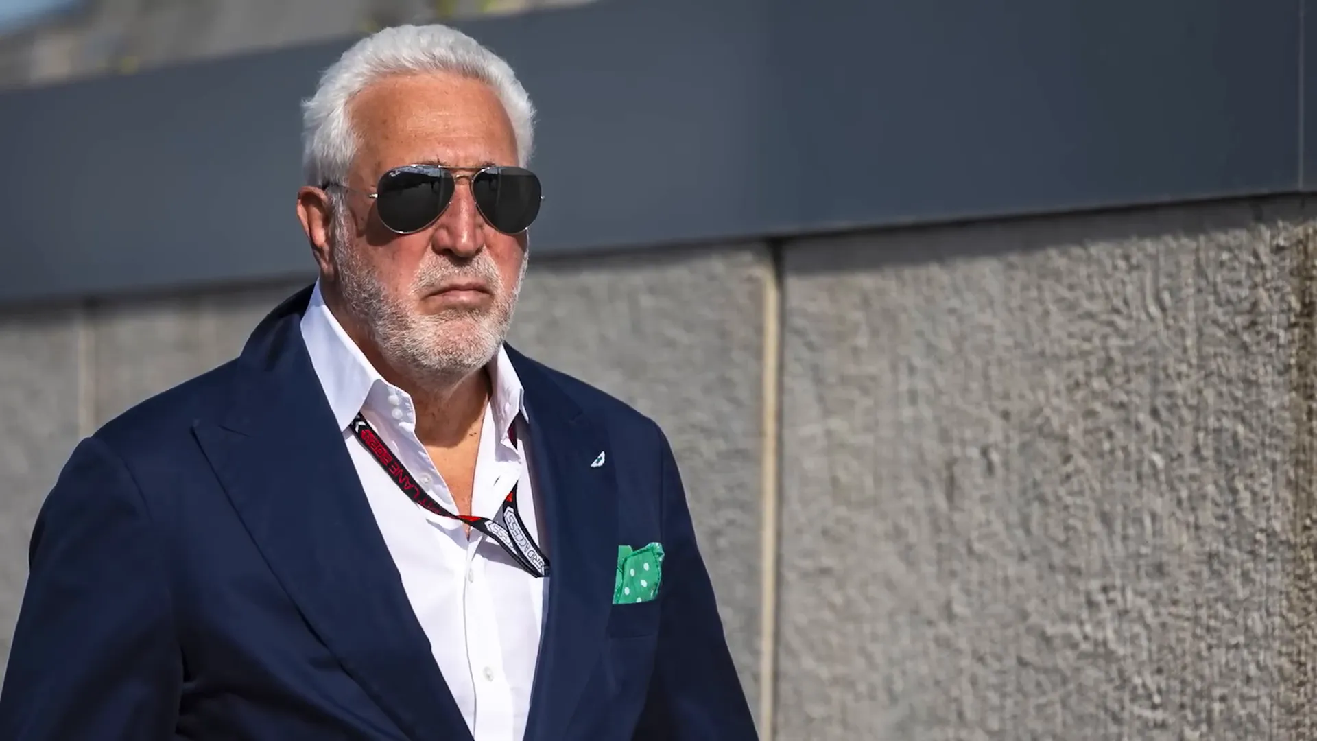 Lawrence Stroll in the paddock