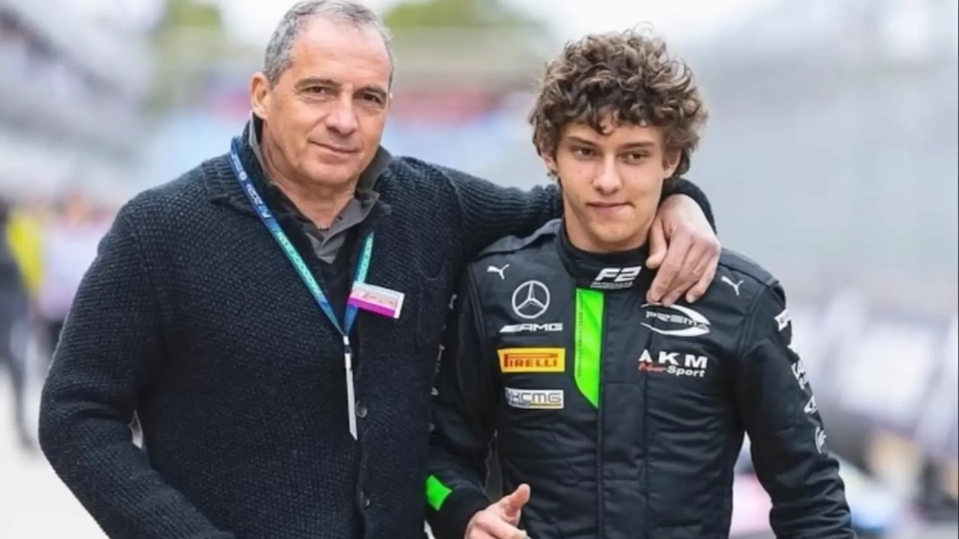 Marco Antonelli at the track