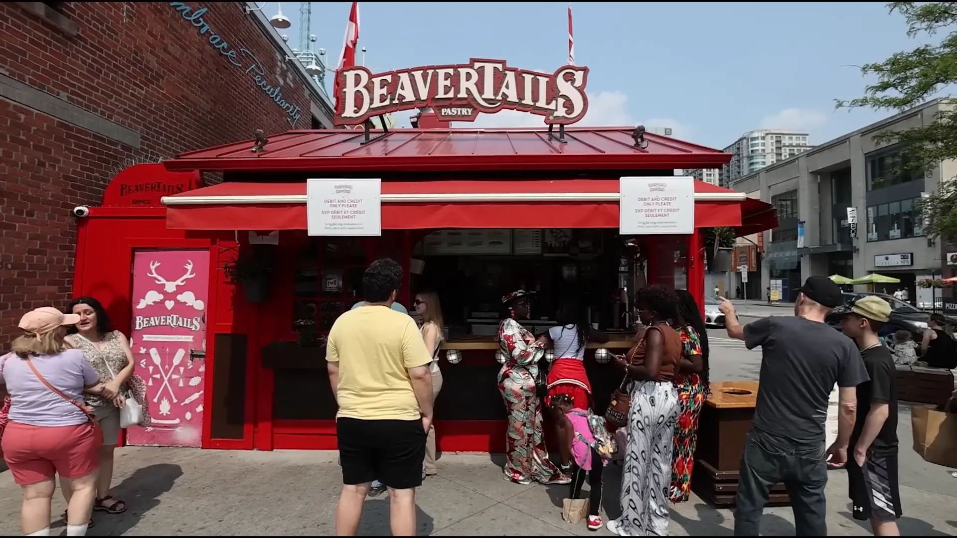 Beaver Tail pastry with cinnamon, sugar, and lemon
