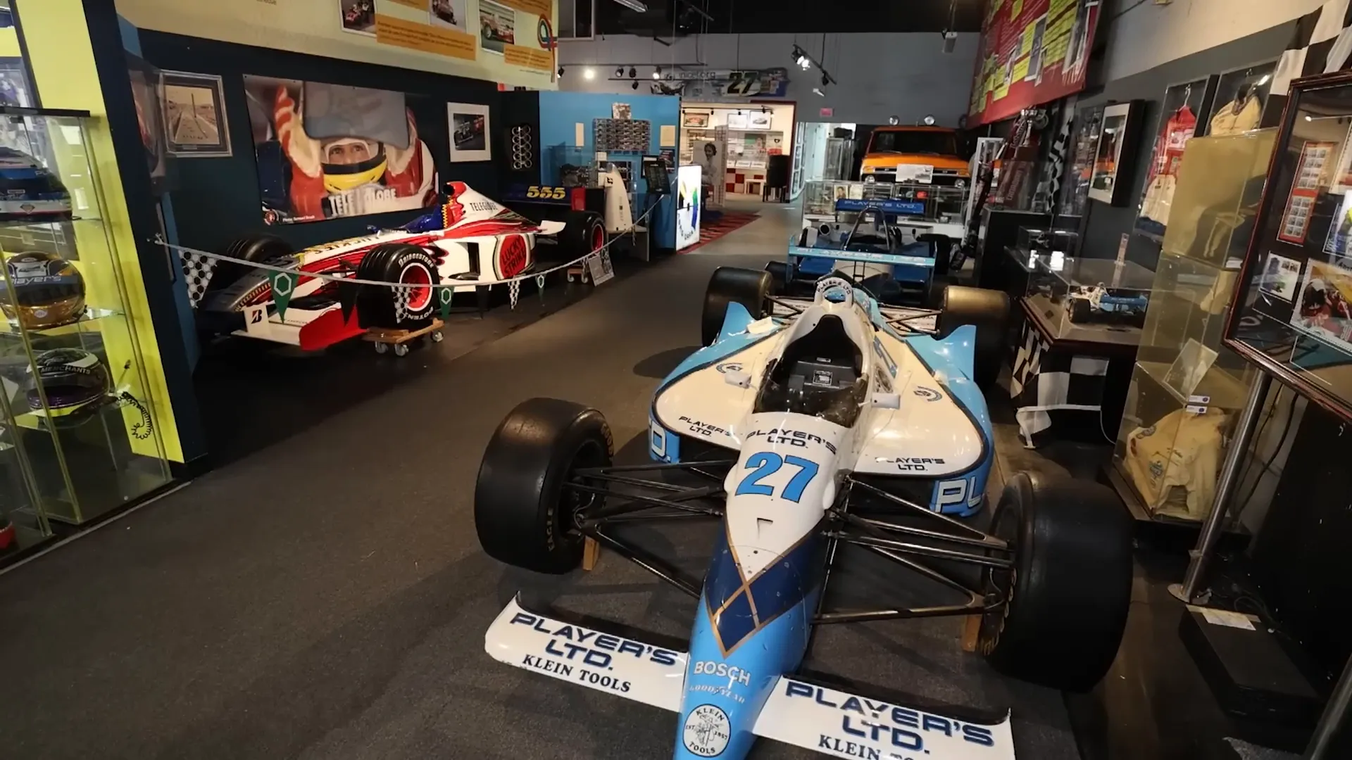 Gilles Villeneuve museum with racing memorabilia