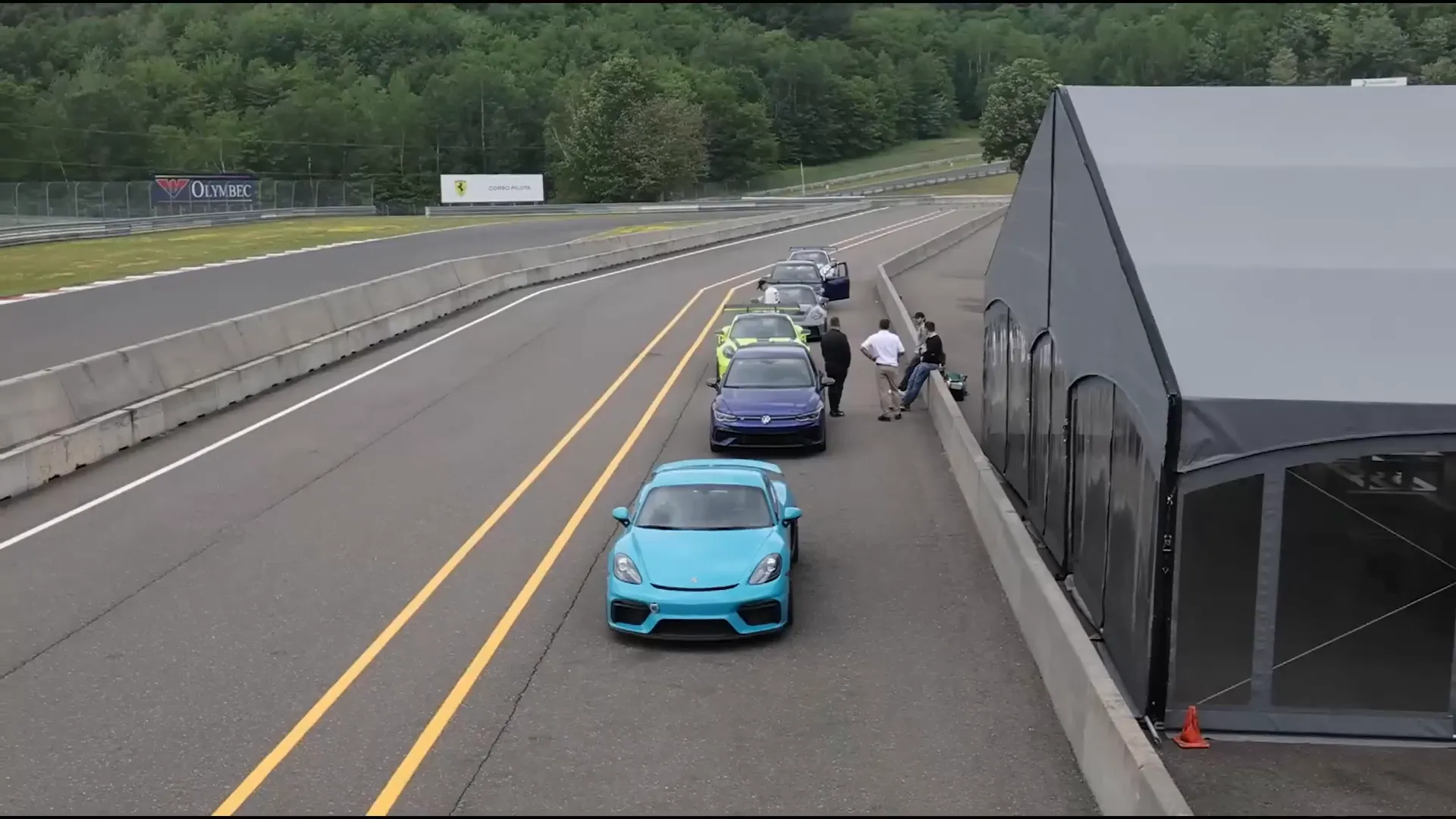 Mont Tremblant race circuit and surrounding greenery