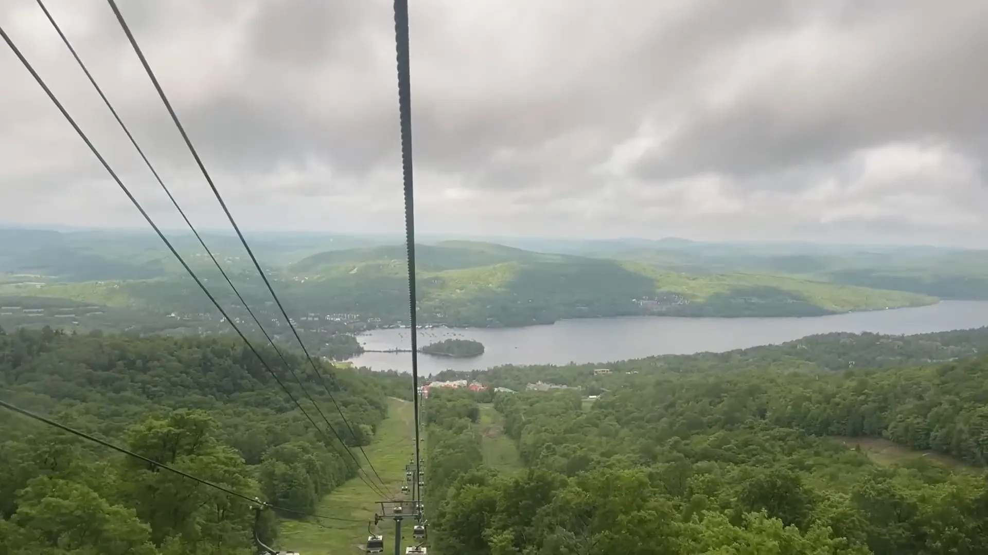 View from Telecabin Express summit, Mont Tremblant