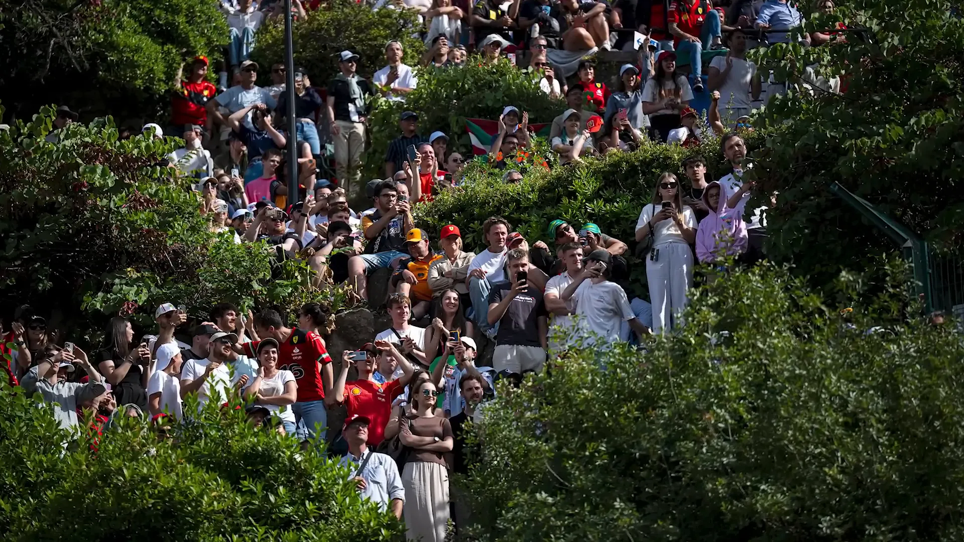 View from Billy Hill during the Monaco GP