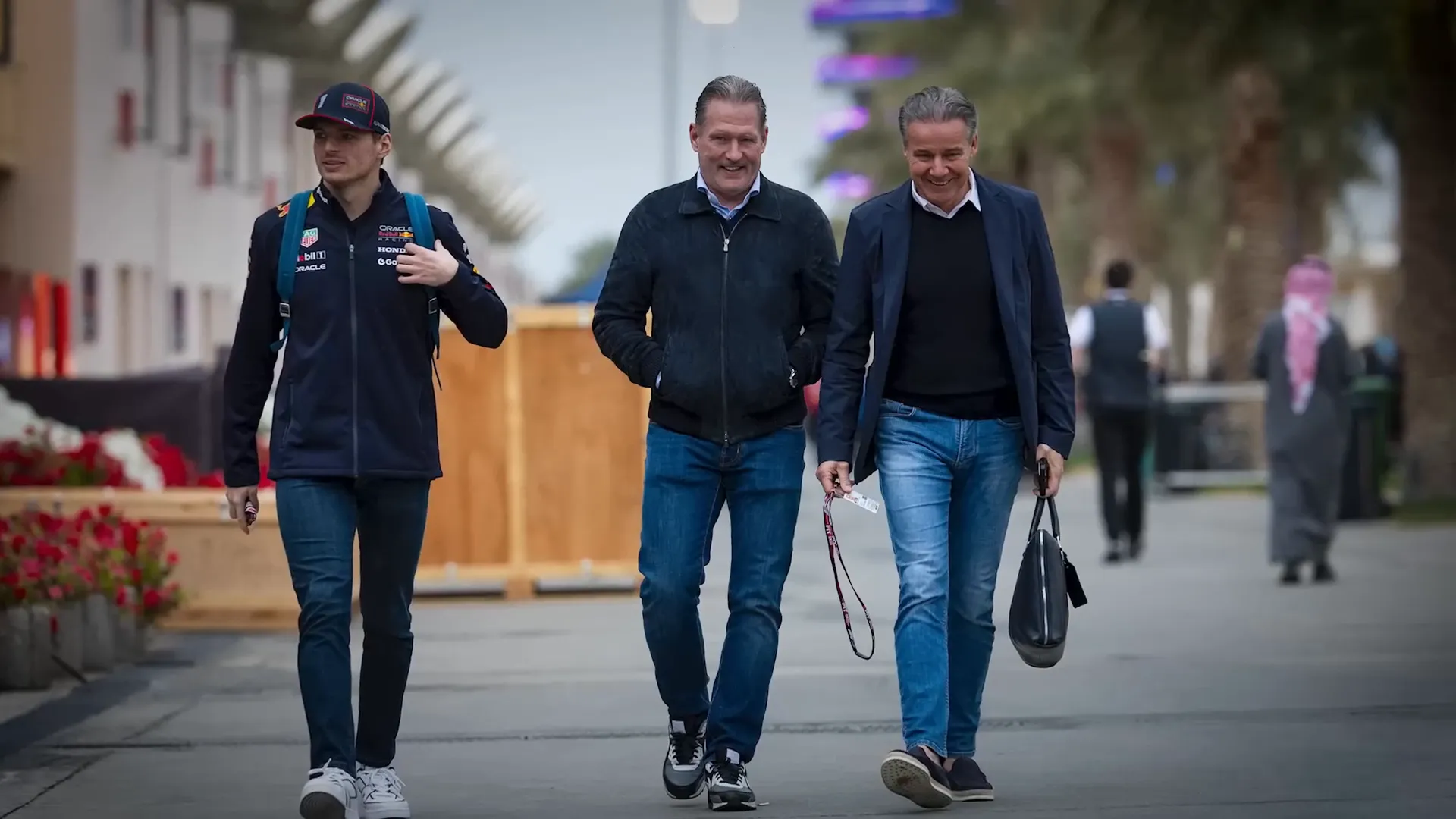 Jos Verstappen at the race circuit