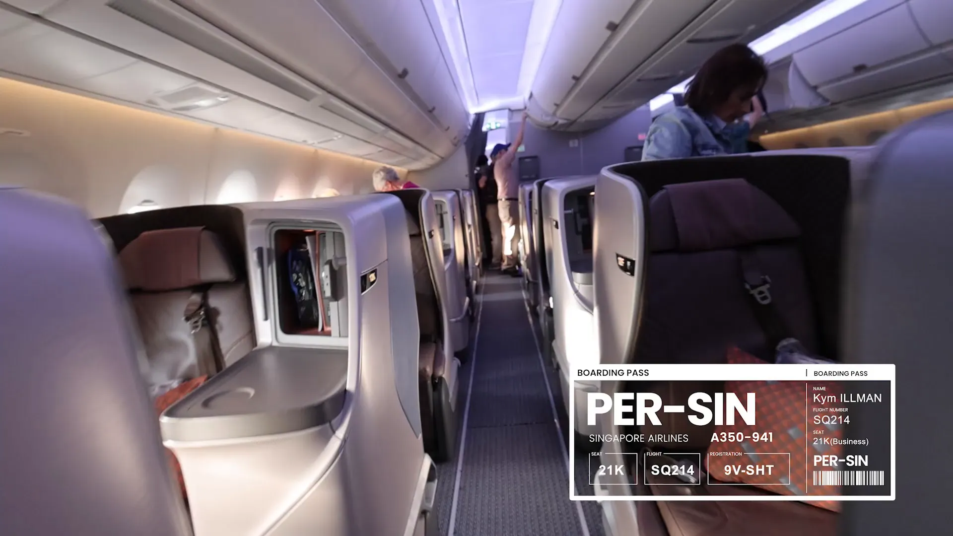 Singapore Airlines business class