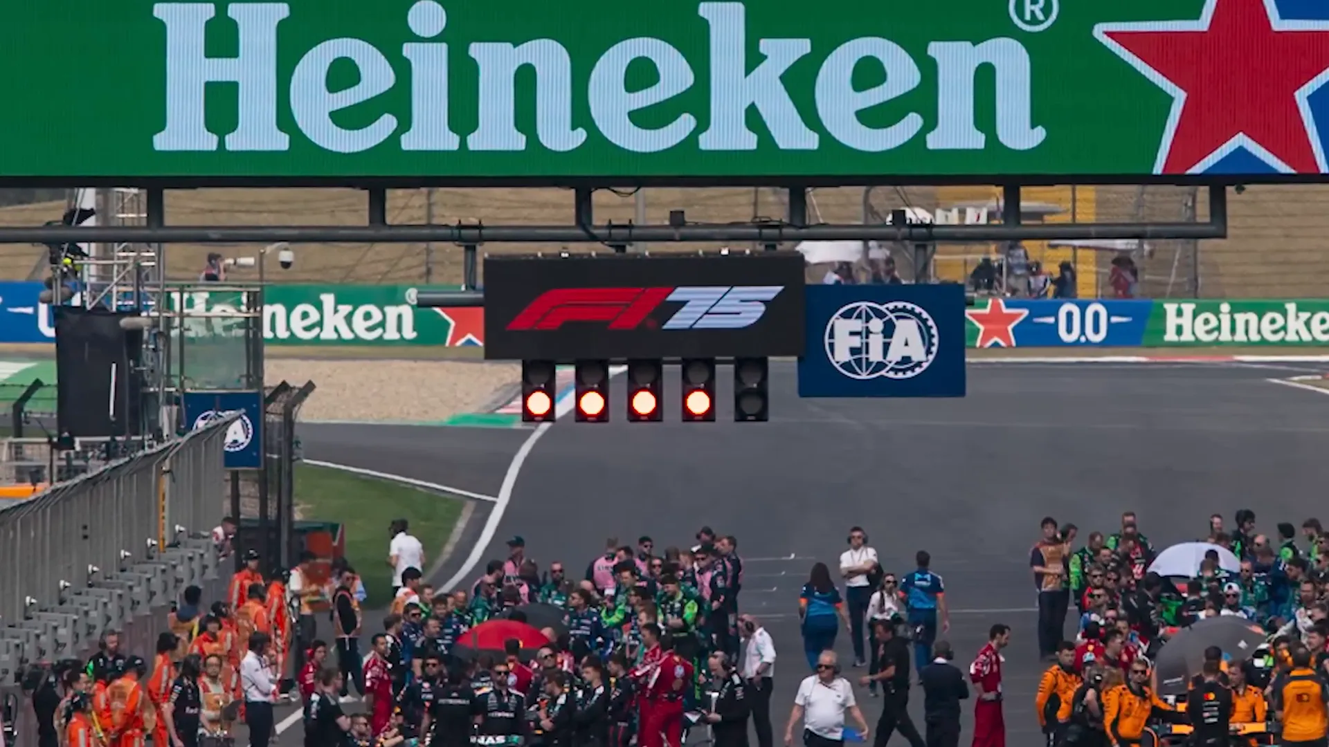 F1 starting lights