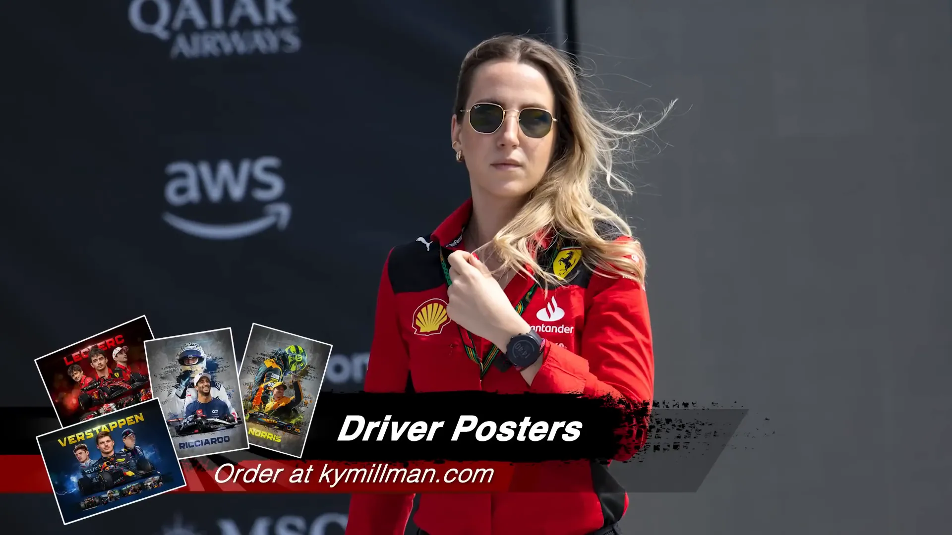 Charles Leclerc during a race
