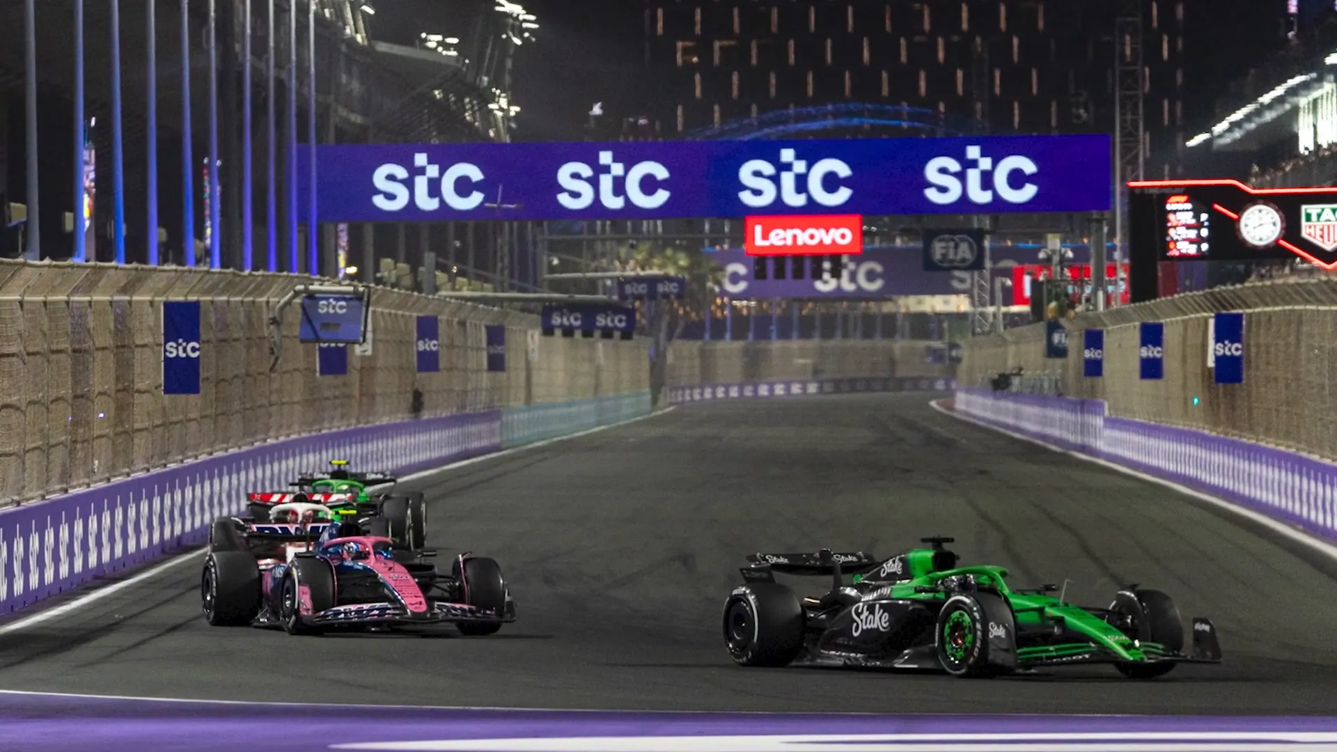 Drivers' cars lineup