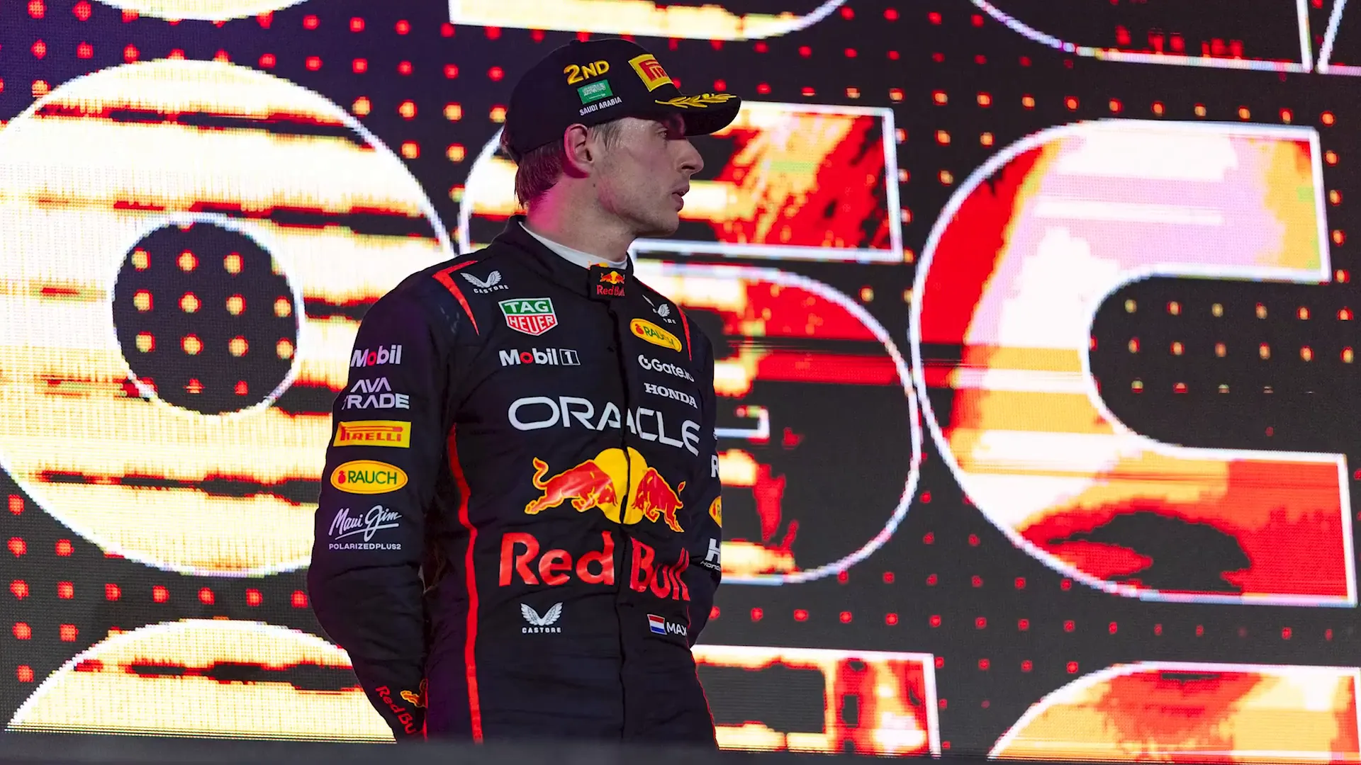 Max Verstappen in the press conference
