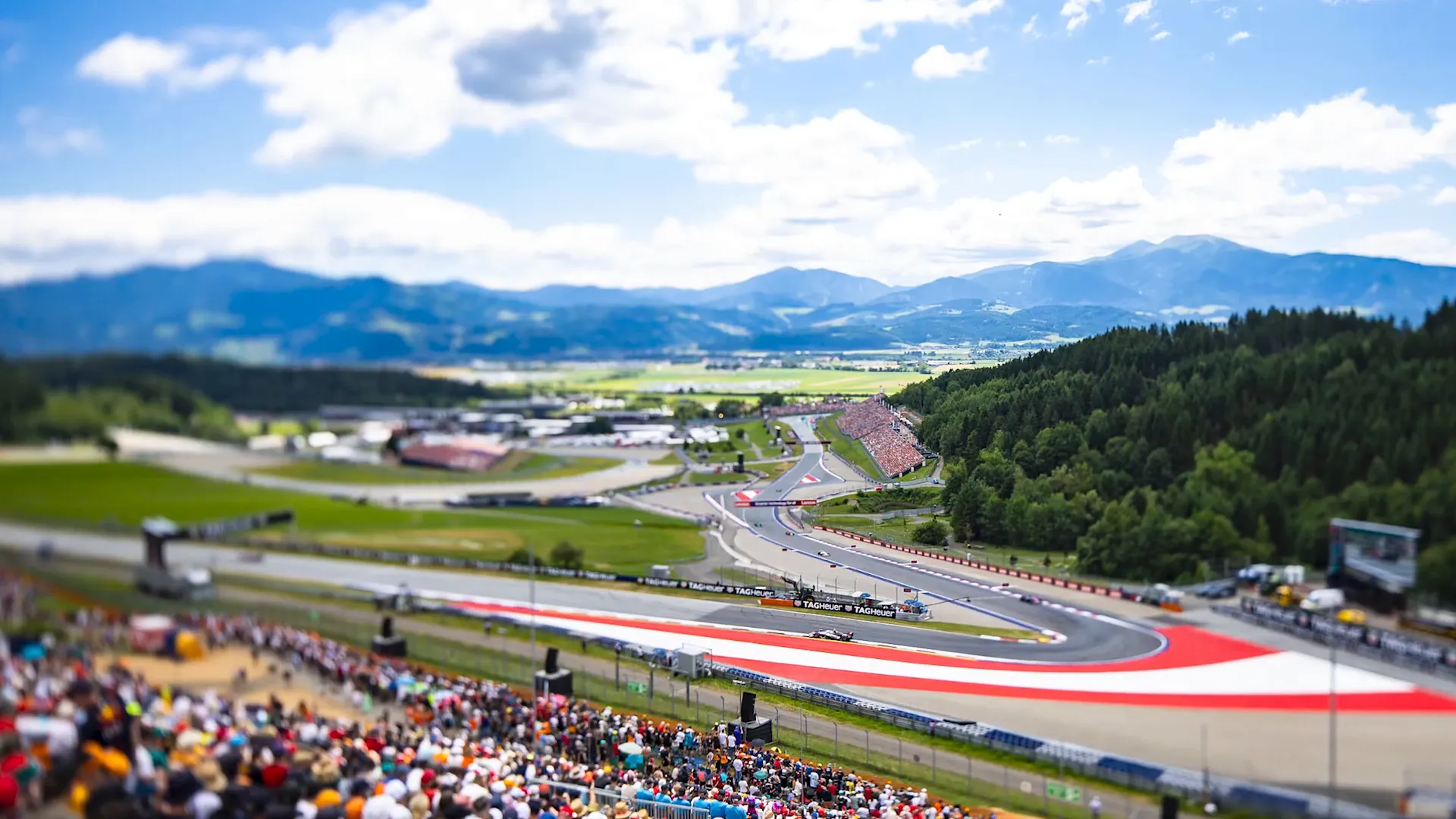 Scenic views of the Red Bull Ring