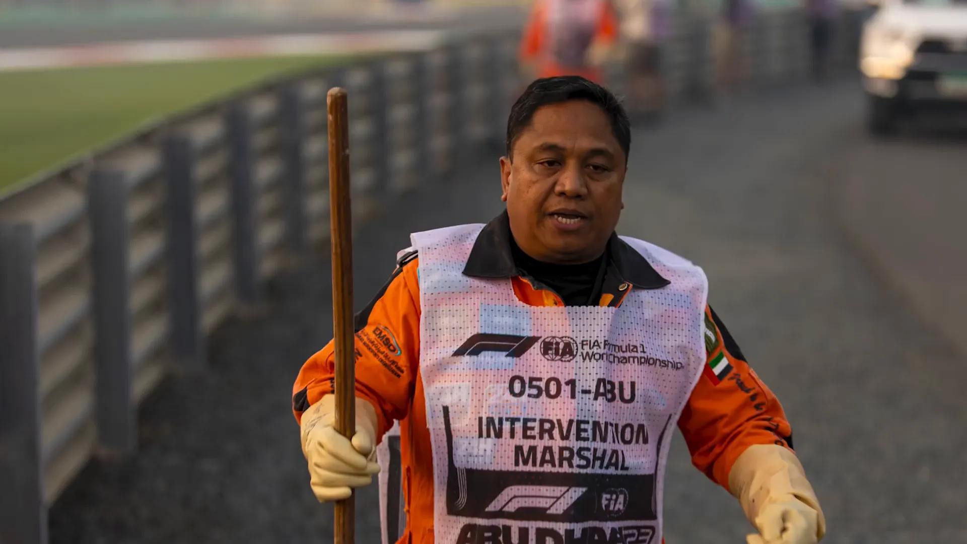 Race control assessing crash situation