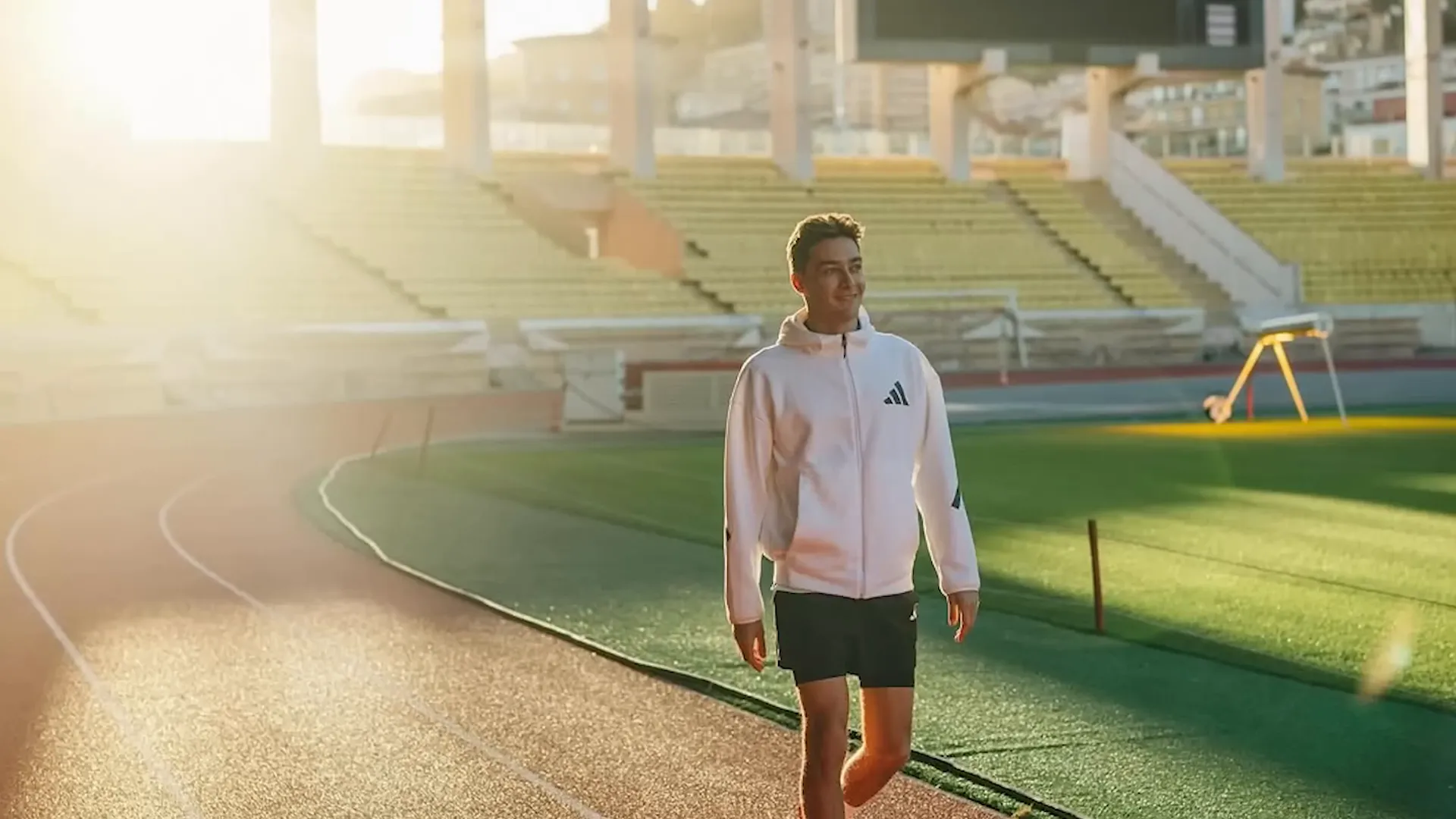George Russell training in Monaco