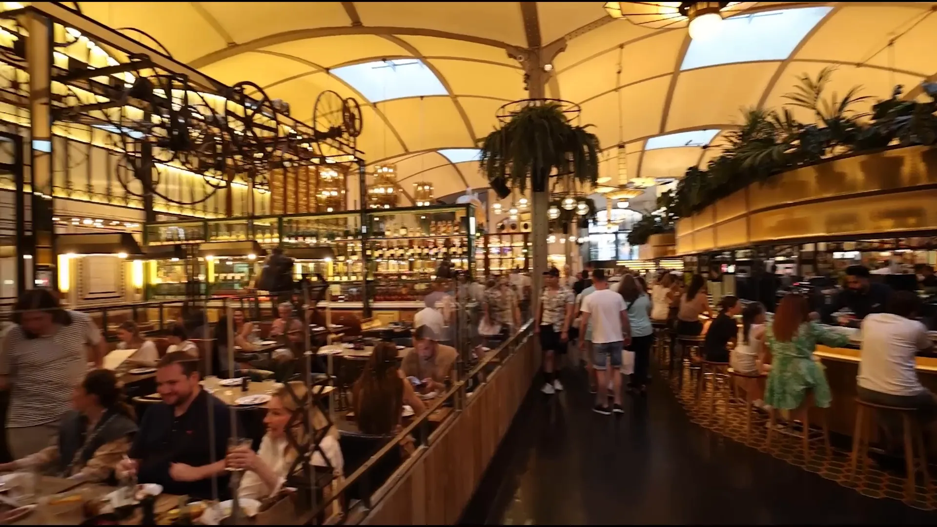 Interior of El Nacional Barcelona