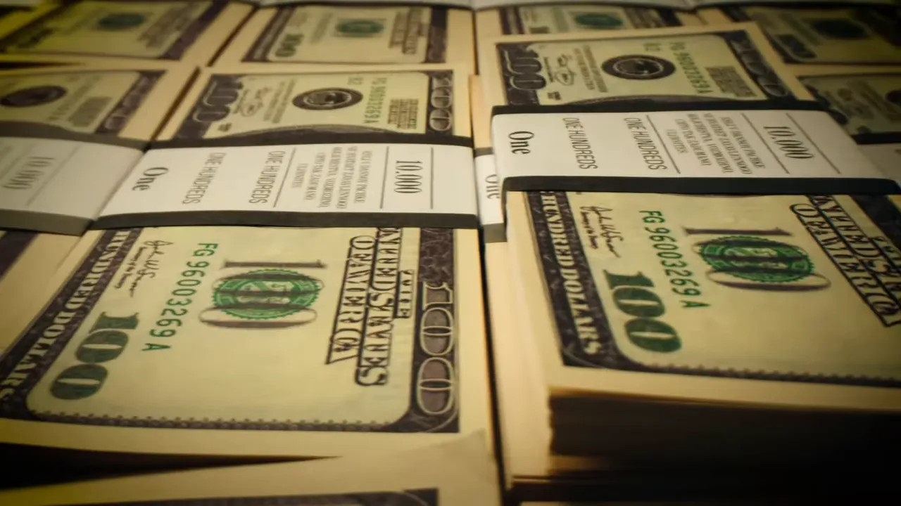 Financial summary graphic showing FIA income and profit figures