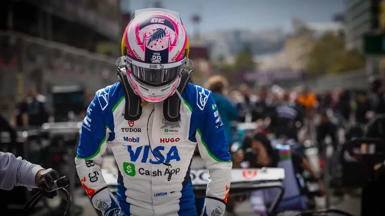 Liam Lawson pushing on track