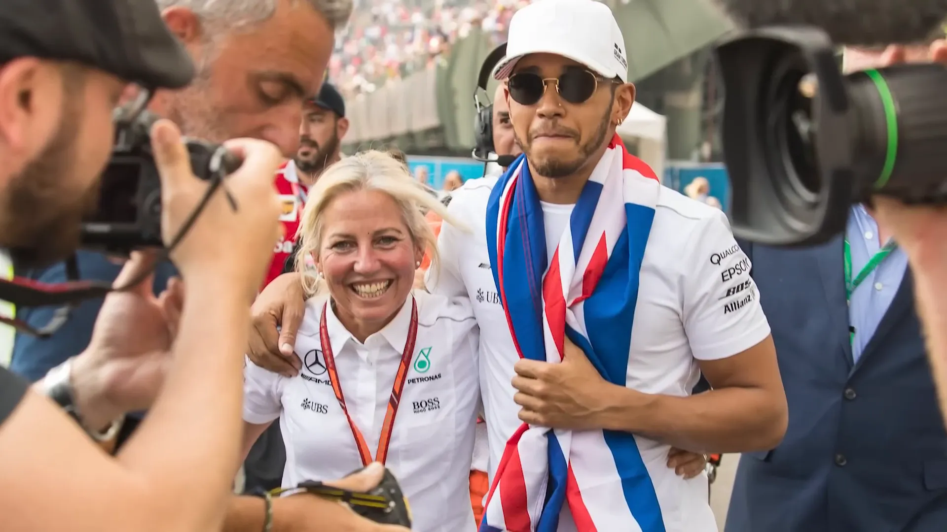 Lewis Hamilton and Angela Cullen together