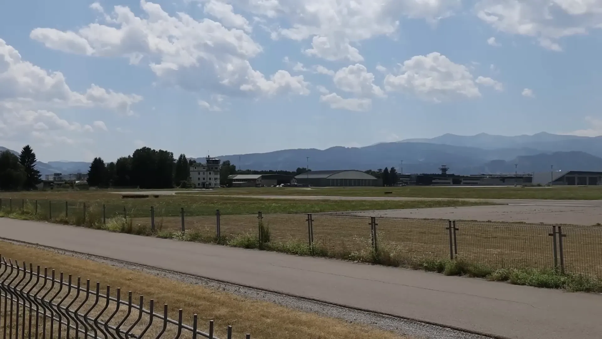 Zeltweg airbase near Red Bull Ring where F1 drivers land