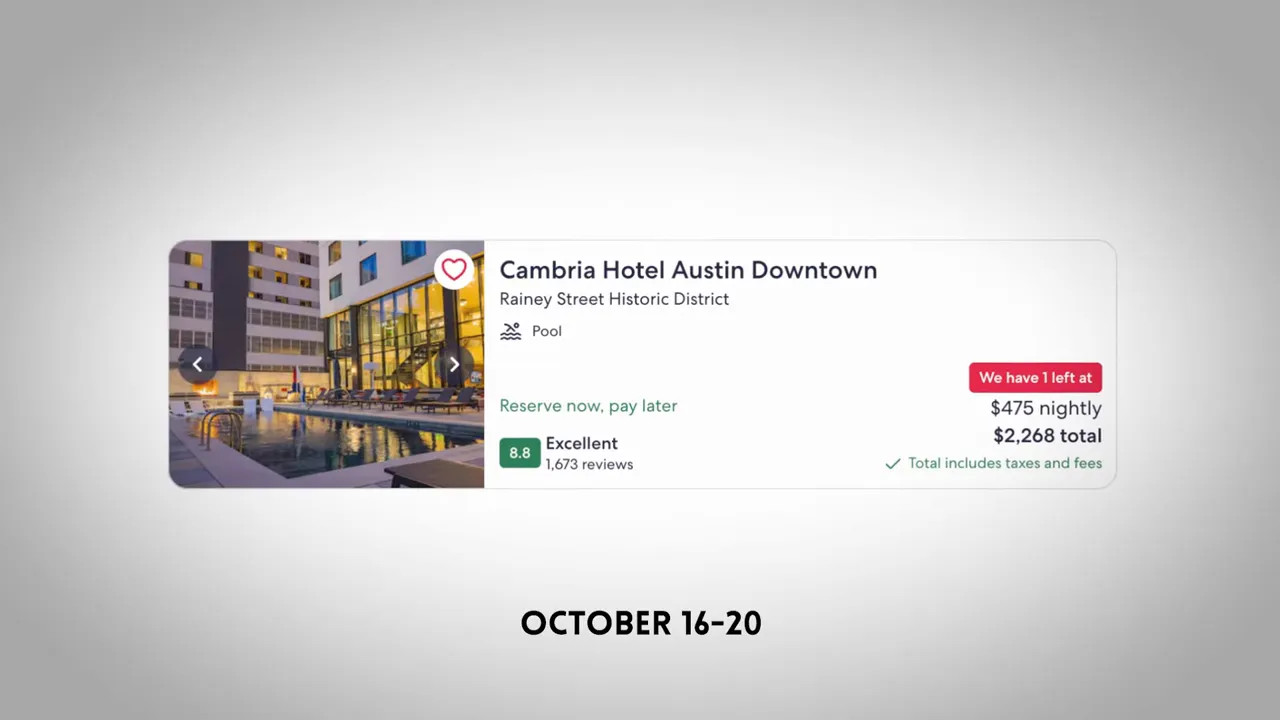 Downtown Austin hotels where prices surge during race weekend