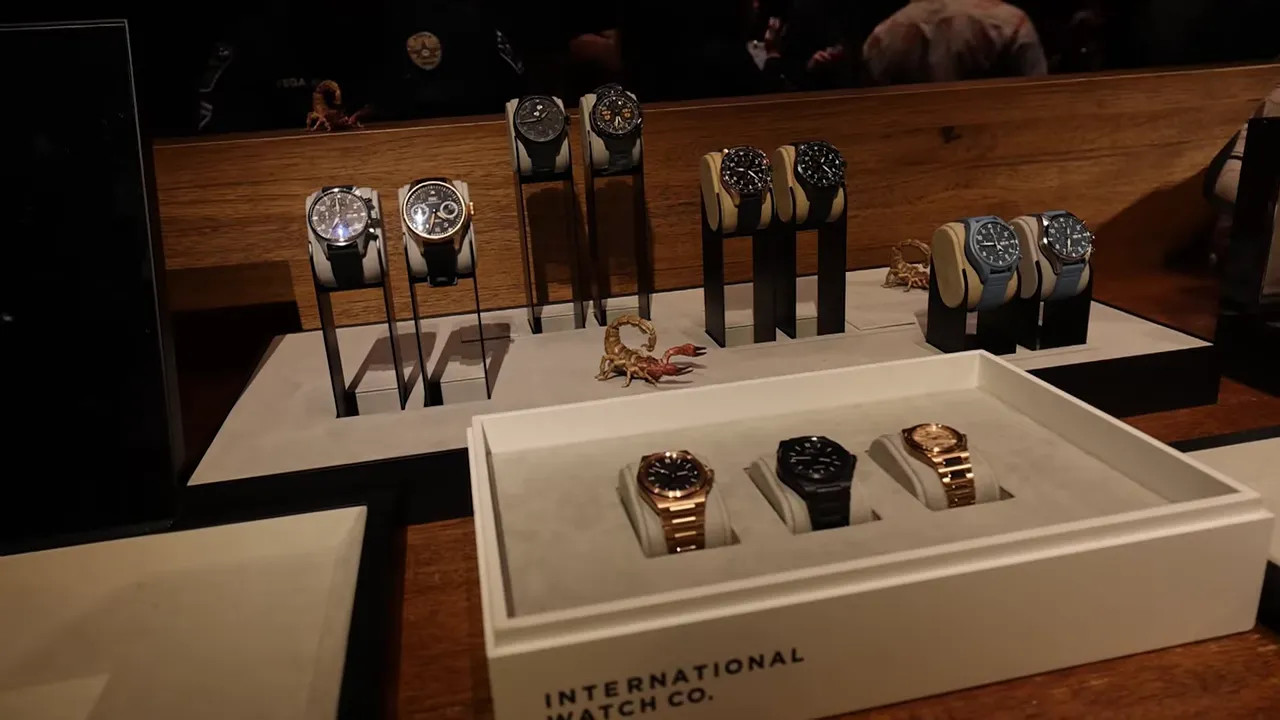 IWC and Mercedes hosting a restaurant takeover with a watch display