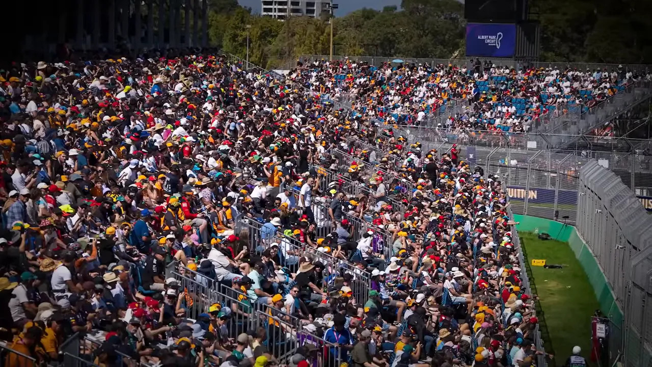 Crowd capacity estimates and grandstand plans