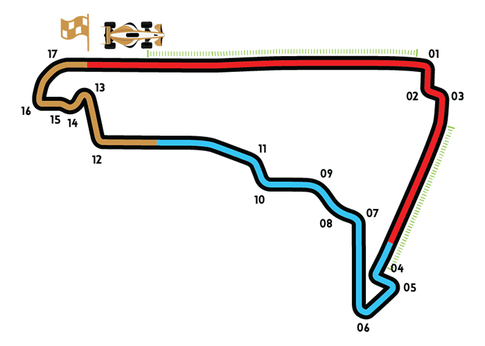 Circuit map
