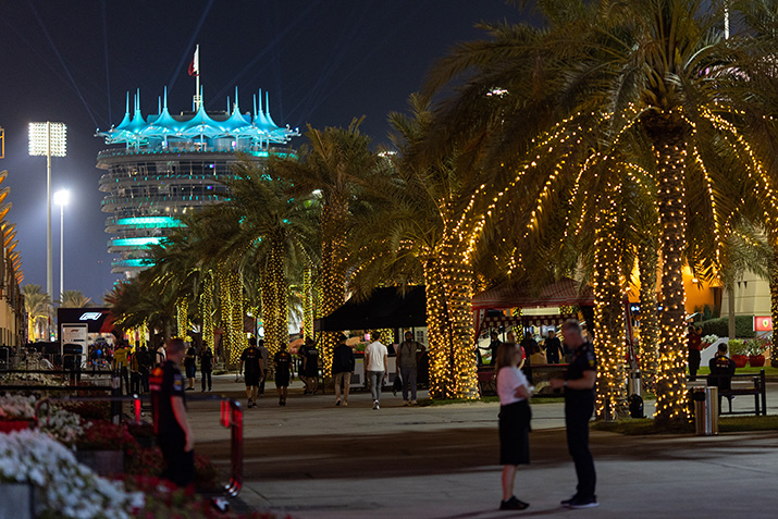 Bahrain F1 Paddock