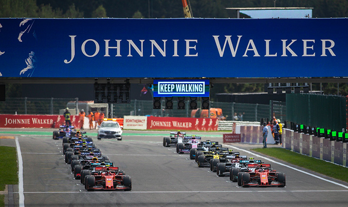 F1 Belgian Race Start
