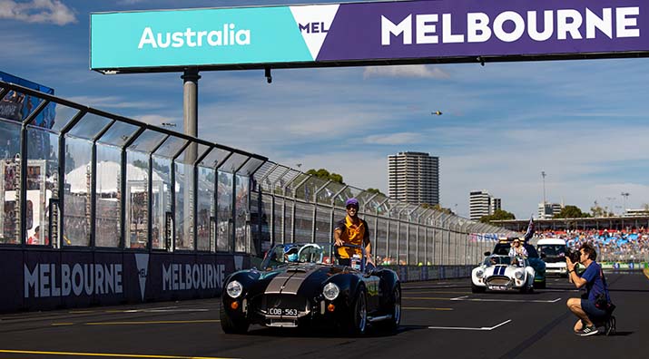 Melbourne City F1 Daniel Ricciardo