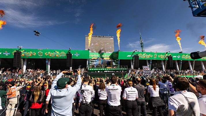 F1 Mexico Podium