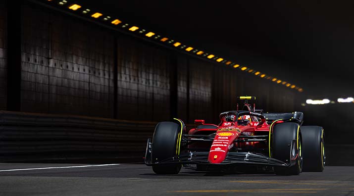 F1 Monaco Tunnel Ferrari