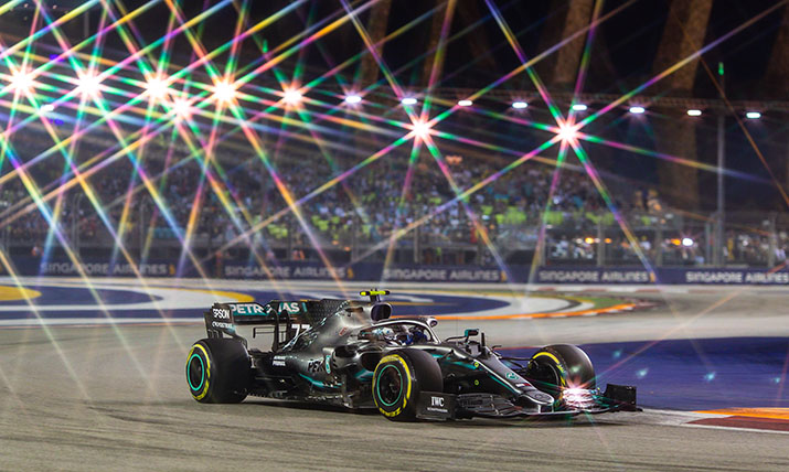 F1 Singapore Lights