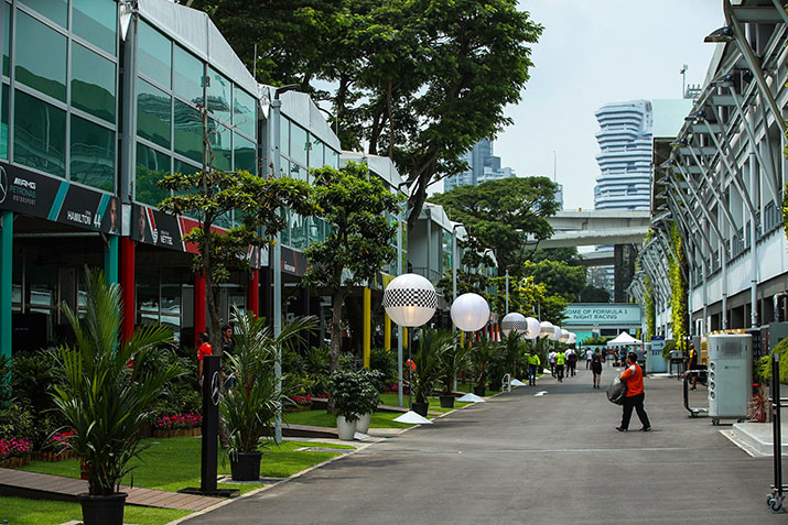 F1 Singapore Paddock